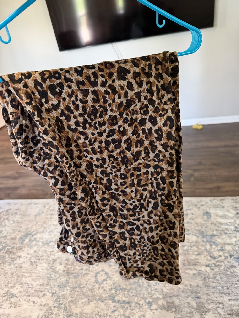 Leopard Print Knit Top - Brown Black Tan
